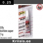 Allahindlus - Elfy kiirliim super 3 g