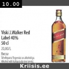 Allahindlus - Viski J.Walker Red
Label 40%
50 cl