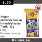 Allahindlus - Pedigree
närimispulk Dentastix
keskmistele koertele
7-pakk, 180 g