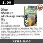 Allahindlus - Dilmah
roheline tee
sidrunheina ja sidruniga
30g