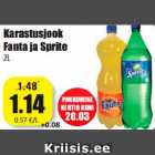 Allahindlus - Karastusjook
Fanta ja Sprite
2L