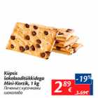 Allahindlus - Küpsis šokolaaditükkidega Mini-Korzik, 1 kg