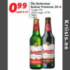 Allahindlus - Õlu Budweiser
Budvar Premium, 50 cl