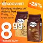 Allahindlus - Kohvioad Arabica või Arabica Dark