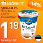 Allahindlus - Kodujuust 5%