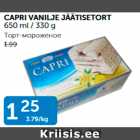 CARBI VANILJE JÄÄTISETORT 