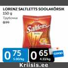 Allahindlus - LORENZ SALTLETTS SOOLAKÕRSIK 150 G