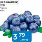 KULTUURMUSTIKAD 500 G