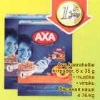 Allahindlus - Axa kaerahelbe kiirpuder, 6 x 35g *mustika *virsiku