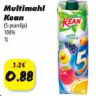 Allahindlus - Multimahl Kean (5-puuvilja) 100% 1l