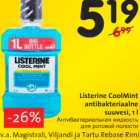 Allahindlus - Listerine CoolMint antibakteriaalne suuvesi, 1 l