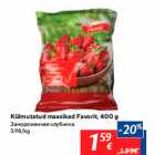 Külmutatud maasikad Favorit, 400 g