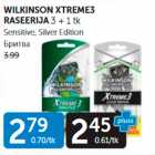 WILKINSON XTREME3 RASEERIJA 3 + 1 tk