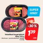 Veiselihast burgeripihvid
Rimi, 220 g