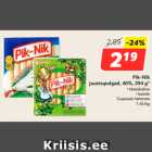 Allahindlus - Pik-Nik
juustupulgad, 40%, 294 g*
