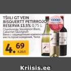 Allahindlus - TŠIILI GT VEIN
BISQUERTT PETIRROJO
RESERVA 13,5% 0,75 L