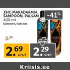 Allahindlus - XHC MAKADAAMIA
ŠAMPOON, PALSAM
400 ml