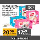 Mähkmed - HUGGIES ULTRA
COMFORT BOX
MÄHKMED