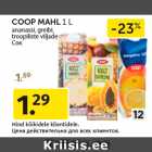 Allahindlus - COOP MAHL 1 L