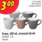 Kruus, 400 ml, erinevad värvid