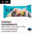 Allahindlus - Vanillijäätis šokolaadiglasuuris