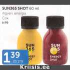 Allahindlus - SUN365 SHOT 60 ml