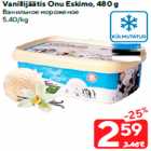 Vanillijäätis Onu Eskimo, 480 g
