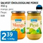 SALVEST ÖKOLOOGILINE PÜREE 450 g