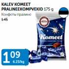 KALEV KOMET PRALINEEKOMPVEKID 175 G