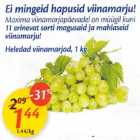 Allahindlus - Heledad viinamarjad, 1 kg