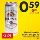 Allahindlus - Alkoholivaba õlu
Baltika