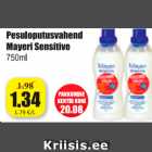 Allahindlus - Pesuloputusvahend Mayeri Sensitive 750 ml