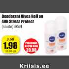 Allahindlus - Deodorant Nivea Roll on 48h Stress Protect