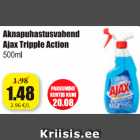 Allahindlus - Aknapuhastusvahend Ajax Tripple Action 500 ml