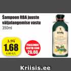 Allahindlus - Šampoon RBA juuste väljalangemise vastu, 350 ml