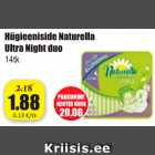 Allahindlus - Hügieeniside Naturella Ultra Night duo, 14 tk