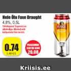 Allahindlus - Hele Õlu Faxe Draught