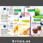 Allahindlus - 1. Segu taigna vilmistamiseks Tartu Mill, erinevad, 400 g, 450g, 508 g; 2. Segu taigna  vilmistamiseks Tartu Mill, 400 g