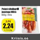 Allahindlus - Peipsi sibulagrill juustuga Wõro