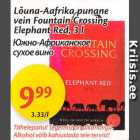 Allahindlus - Lõuna Aafrika punane vein Fountain Crossing Elephant Red, 3 l