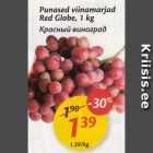 Allahindlus - Punased viinamarjad Red Globe, 1 kg