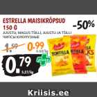 Allahindlus - ESTRELLA MAISIKRÕPSUD
150 G