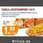 Allahindlus - VIGALA JUUSTUAMPSUD 150 G