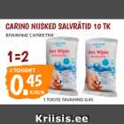 Allahindlus - CARINO NIISKED SALVRÄTID 10 TK