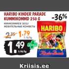 Allahindlus - HARIBO KINDER PARADE
KUMMIKOMMD 250 G