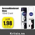 Allahindlus - Aerosooldeodorant Nivea