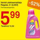 Allahindlus - Vanish plekieemaldaja Regular, 3 l