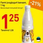 Allahindlus - Farmi joogijogurt banaani, 1 kg