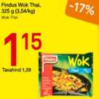 Allahindlus - Findus Wok Thai, 325 g