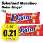 Allahindlus - Šokolaad Marabou daim Singel 28 g